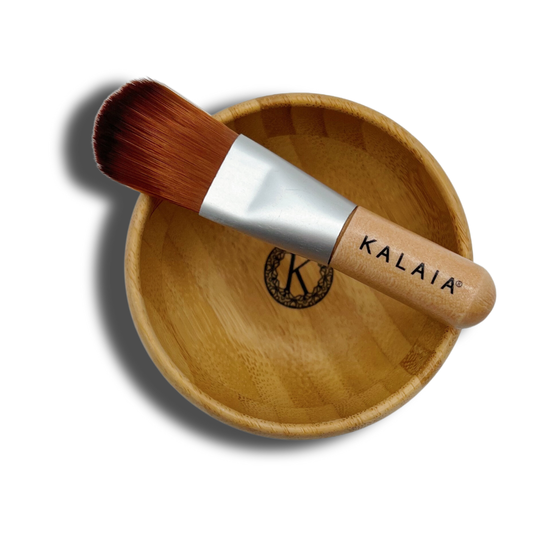 Bamboo Bowl & Brush